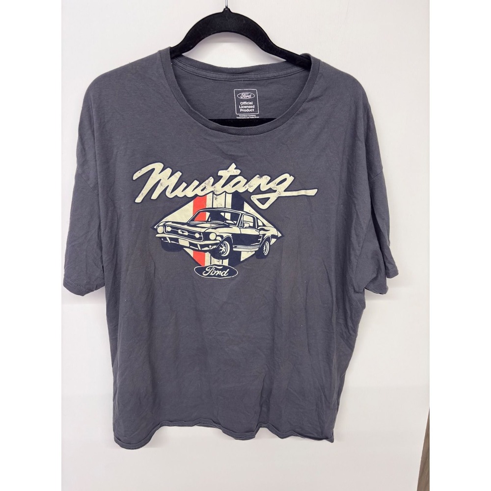 Ford Retro Graphic Tee Mens 2XL Mustang Muscle Car Motorcore Streetwear Gift